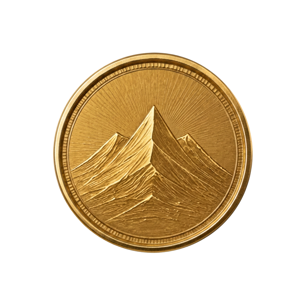 Goldene Peak-Münze